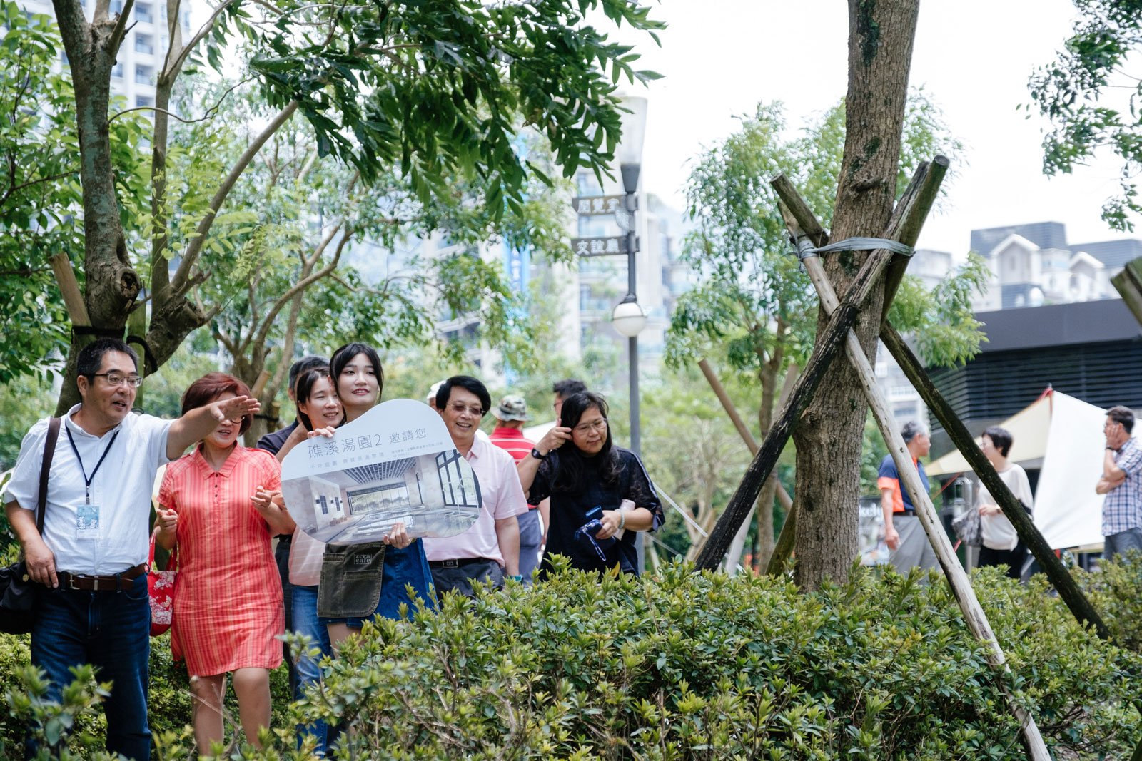 礁溪湯園景觀美學導覽 - 設計師石村先生帶領導覽